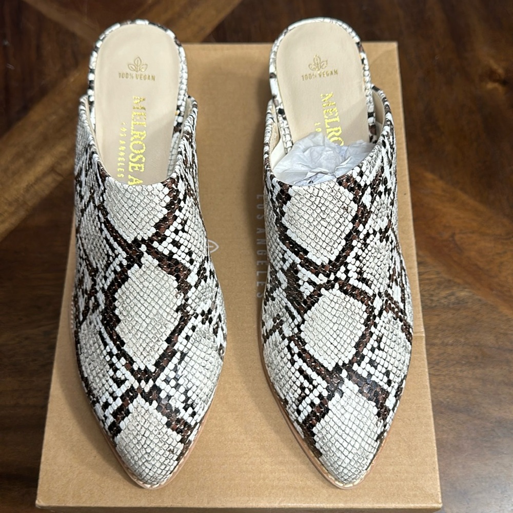 Block heel mule